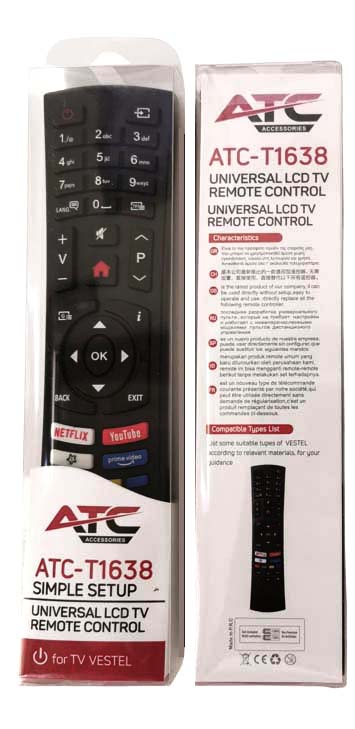 ATC T-1638 Τηλεχειριστήριο Universal για Vestel - Image 3