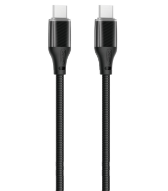 XO NB-Q291B Καλώδιο Δεδομένων Type-C σε Type-C 60W Μαύρο