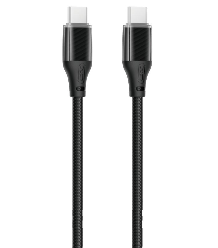 XO NB-Q291B Καλώδιο Δεδομένων Type-C σε Type-C 60W Μαύρο