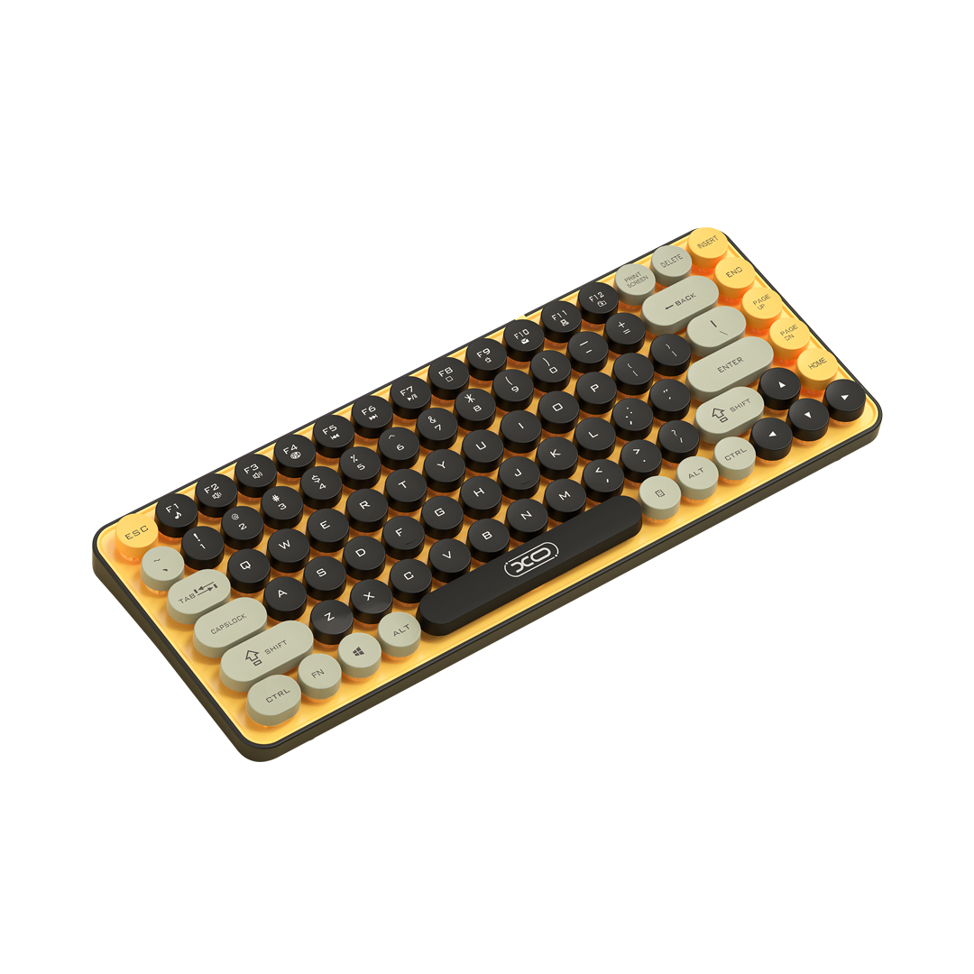 XO KB-12 Ασύρματο Πληκτρολόγιο Bluetooth Tri-Colour Γκρι - Image 3