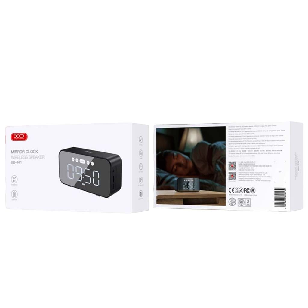 XO F41 Καθρεύτης Ρολόι Bluetooth Ηχείο Speaker - Image 10