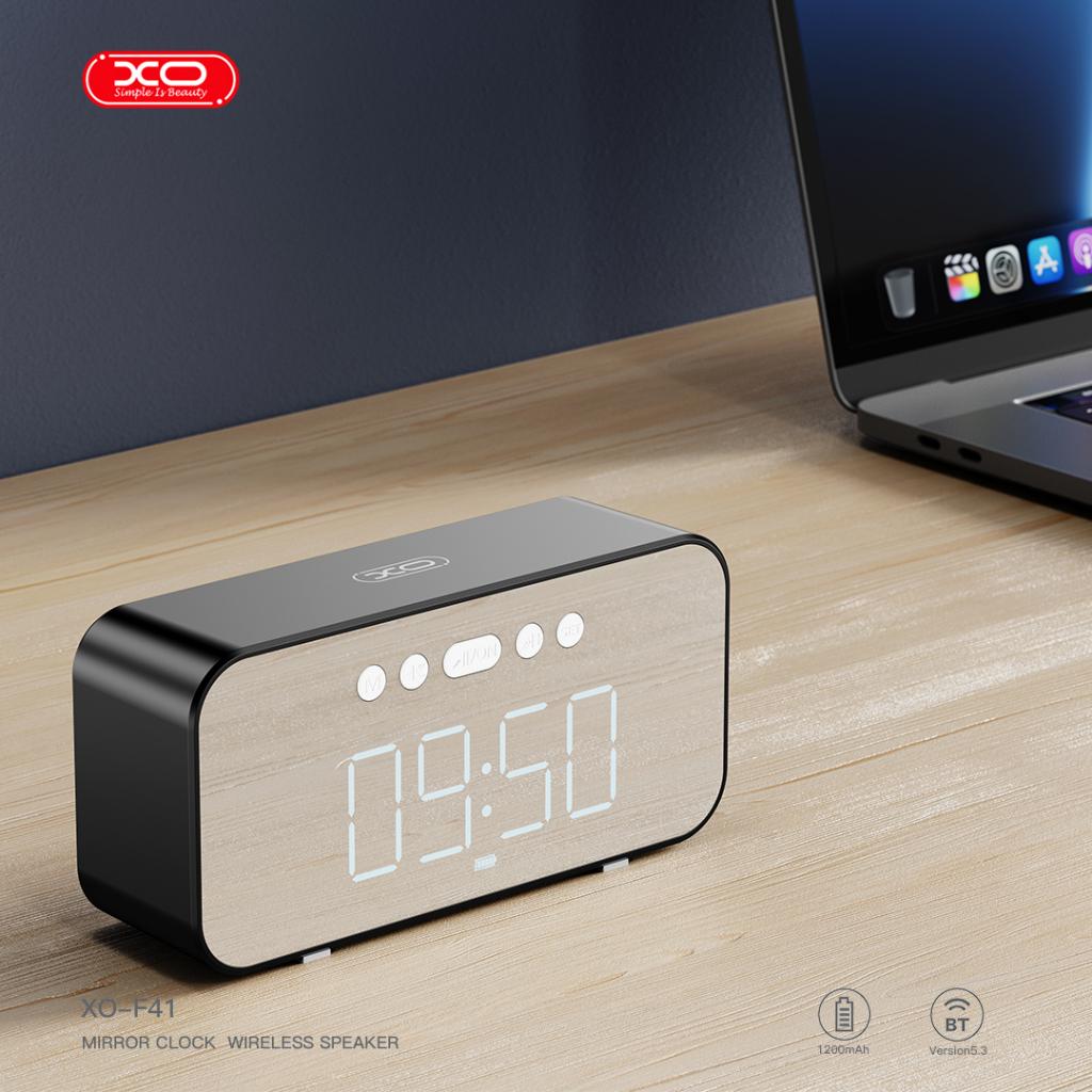 XO F41 Καθρεύτης Ρολόι Bluetooth Ηχείο Speaker - Image 6