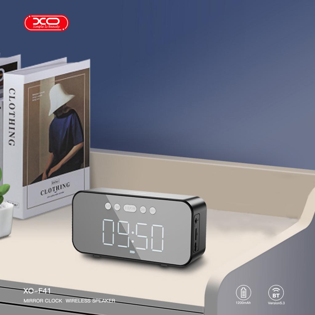 XO F41 Καθρεύτης Ρολόι Bluetooth Ηχείο Speaker - Image 8