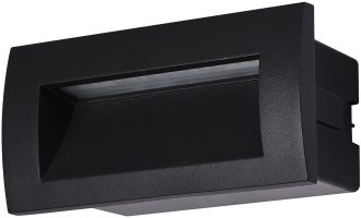 Avide Εξωτερικό Φως Σκάλας Χωνευτό Lagos LED 3W Λευκό 4000K IP54 14cm