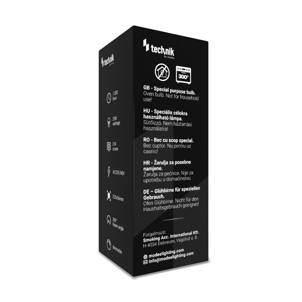 Technik Ειδικός Λαμπτήρας Φούρνου T25 25W E14 - Image 3