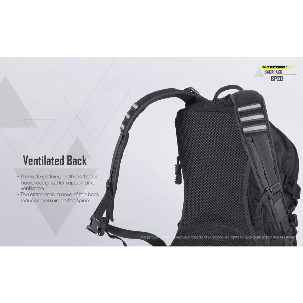 Nitecore Σακίδιο Πλάτης BP20 Μαύρο 20L - Image 4