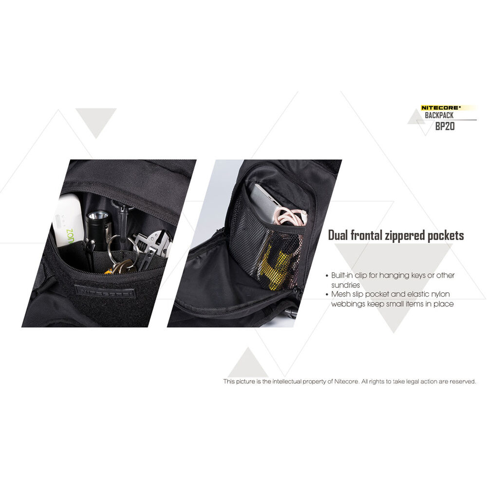 Nitecore Σακίδιο Πλάτης BP20 Μαύρο 20L - Image 7