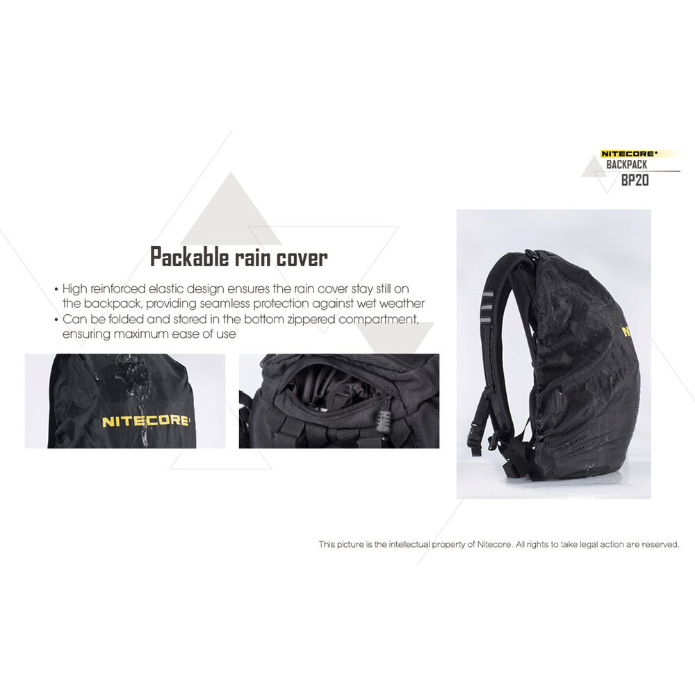 Nitecore Σακίδιο Πλάτης BP20 Μαύρο 20L - Image 8