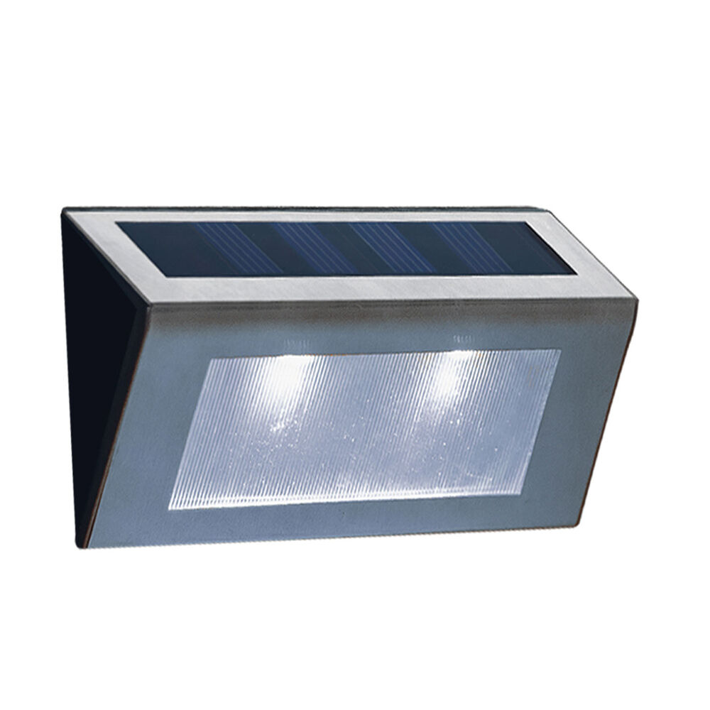 Modee Lighting LED Ηλιακό Επιτοίχιο Φωτιστικό (2τμχ/συσκ)
