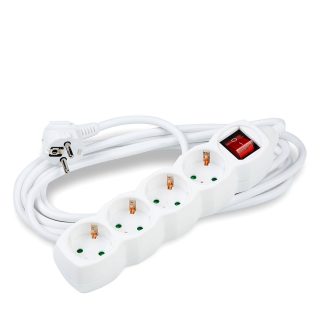 Technik Πολύπριζο 4 Θέσεων 3x1,5mm 5m με Διακόπτη