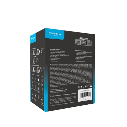 Modee Lighting Ηλιακός Προβολέας LED WS137 με Αισθητήρα (650 lumen) - Image 4
