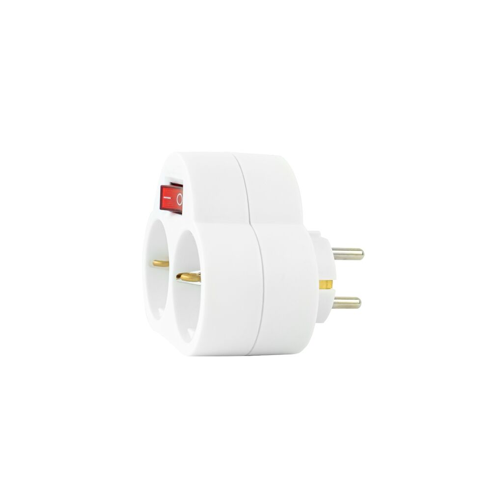 Technik Professional Αντάπτορας Πρίζα 2 Θέσεων με Διακόπτη 16A - Image 3