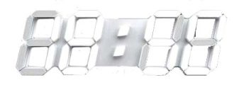 EDUP EH-LED1301 Ρολόι Τοίχου 3D LED 15" Ξυπνητήρι με Τηλεχειριστήριο