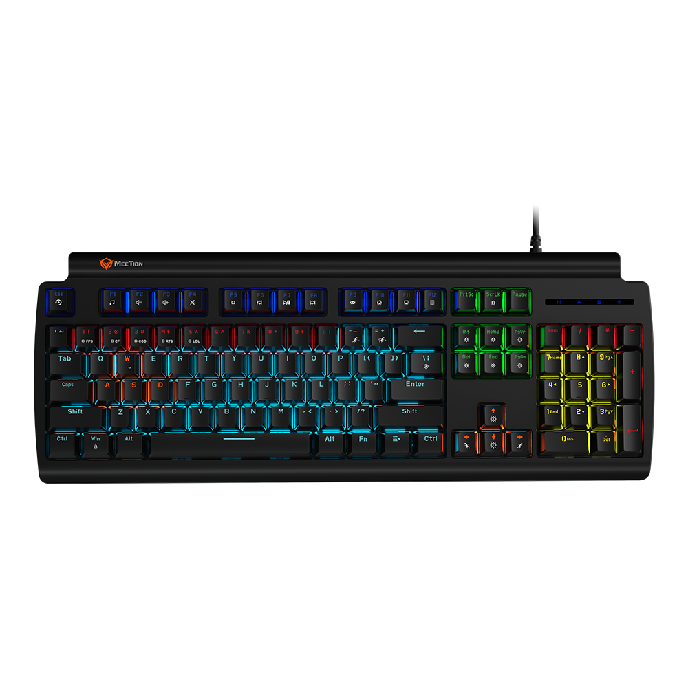 Meetion MT-MK600MX Μηχανικό Gaming Πληκτρολόγιο / Μπλέ Διακόπτες / Μαύρο