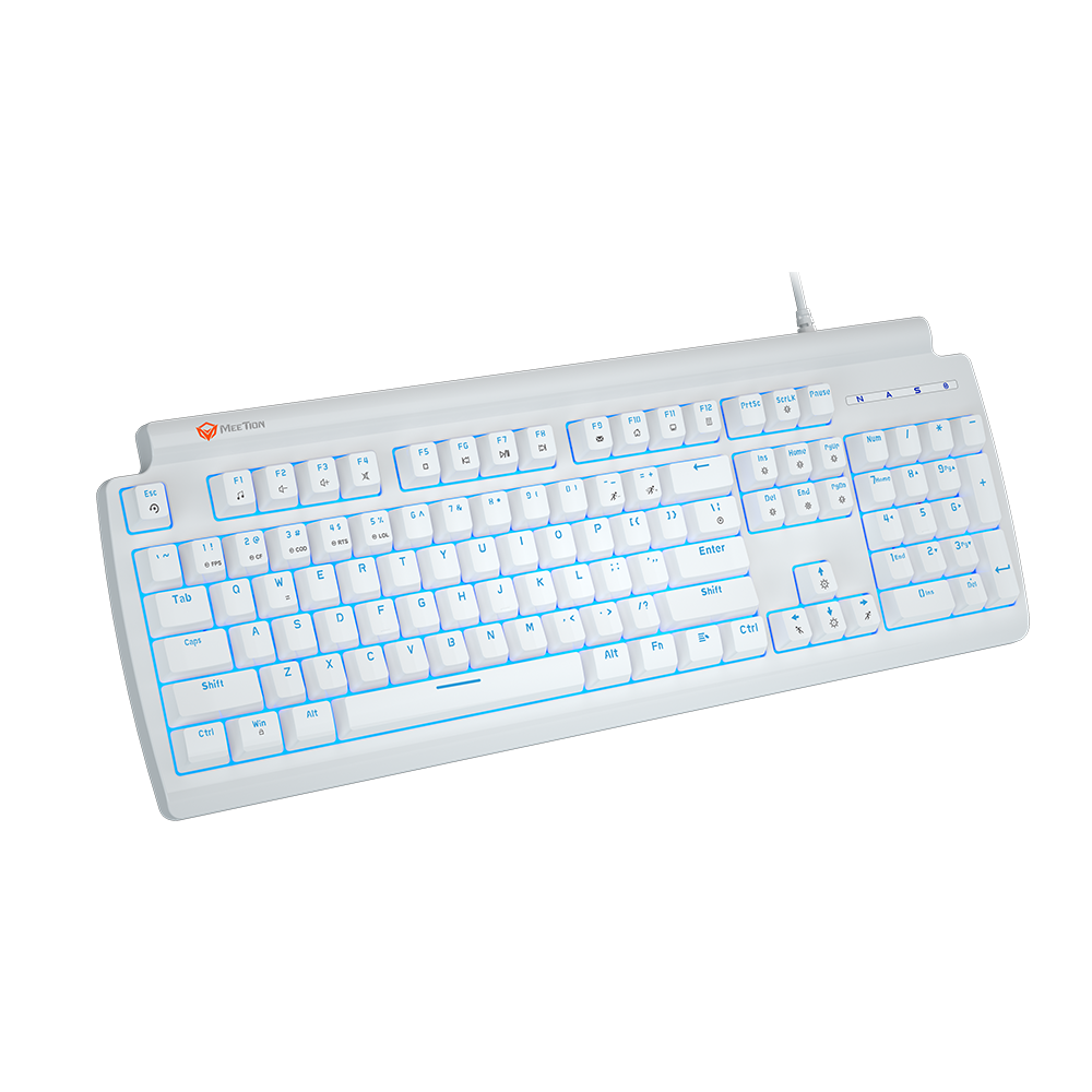 Meetion MT-MK600MX Μηχανικό Gaming Πληκτρολόγιο / Μπλέ Διακόπτες / Λευκό - Image 3