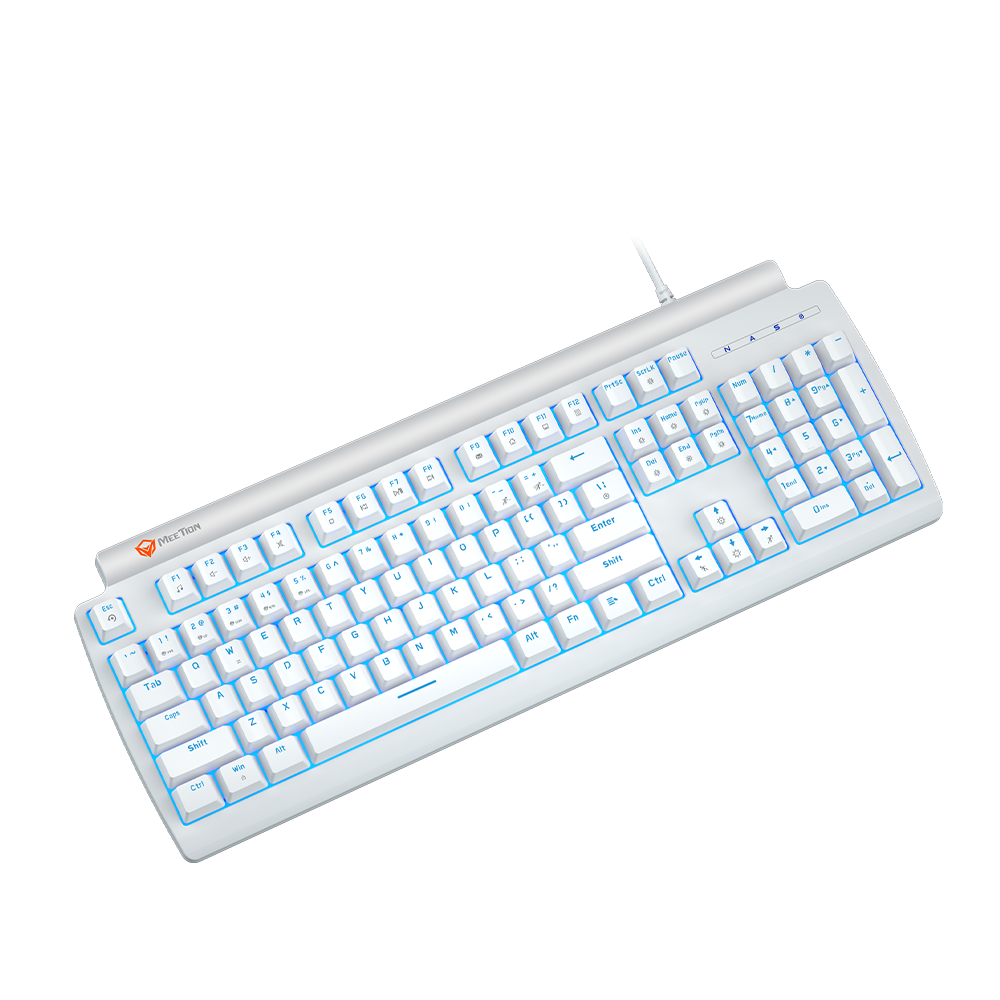 Meetion MT-MK600MX Μηχανικό Gaming Πληκτρολόγιο / Μπλέ Διακόπτες / Λευκό - Image 4