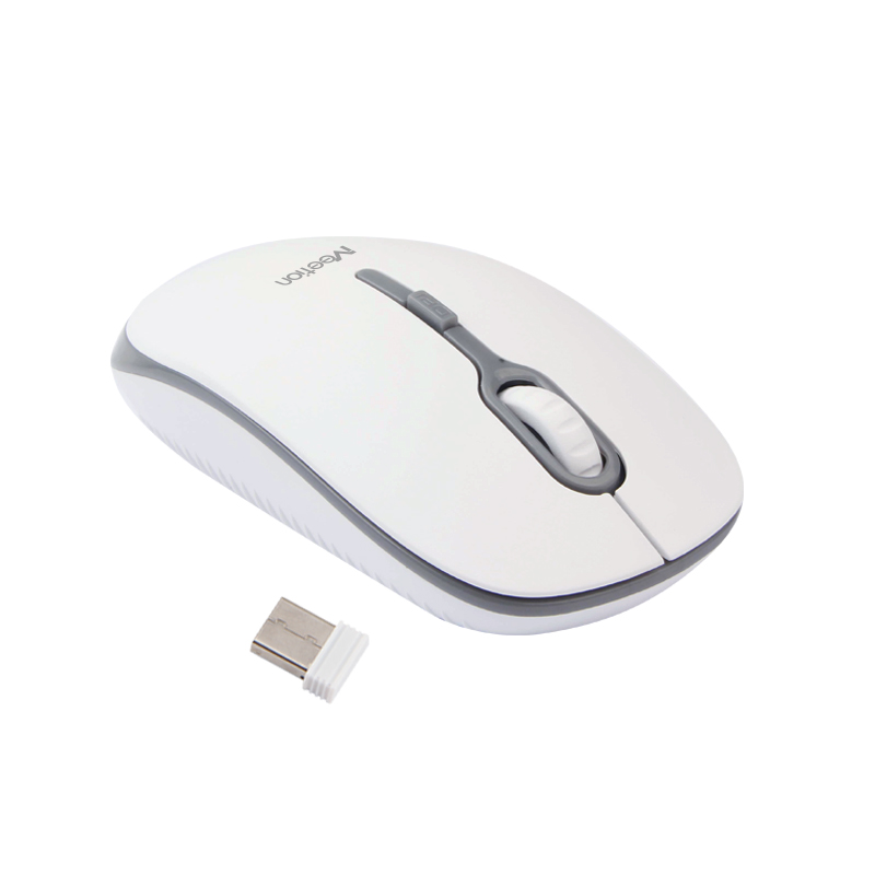 Meetion MT-R547 2.4G Ασύρματο Ποντίκι / Άσπρο & Γκρι - Image 4