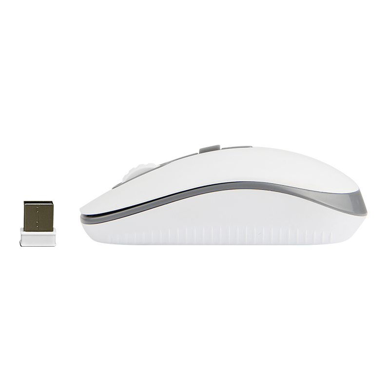 Meetion MT-R547 2.4G Ασύρματο Ποντίκι / Άσπρο & Γκρι - Image 5