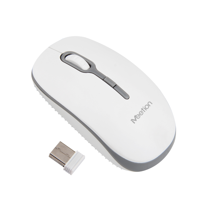 Meetion MT-R547 2.4G Ασύρματο Ποντίκι / Άσπρο & Γκρι - Image 6