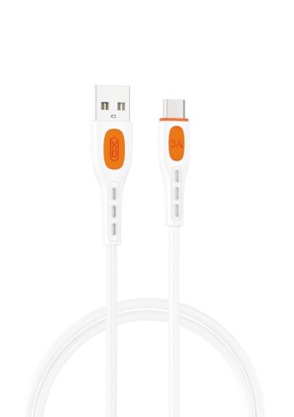 XO NB280 Καλώδιο Δεδομένων Micro 1M 3A Λευκό