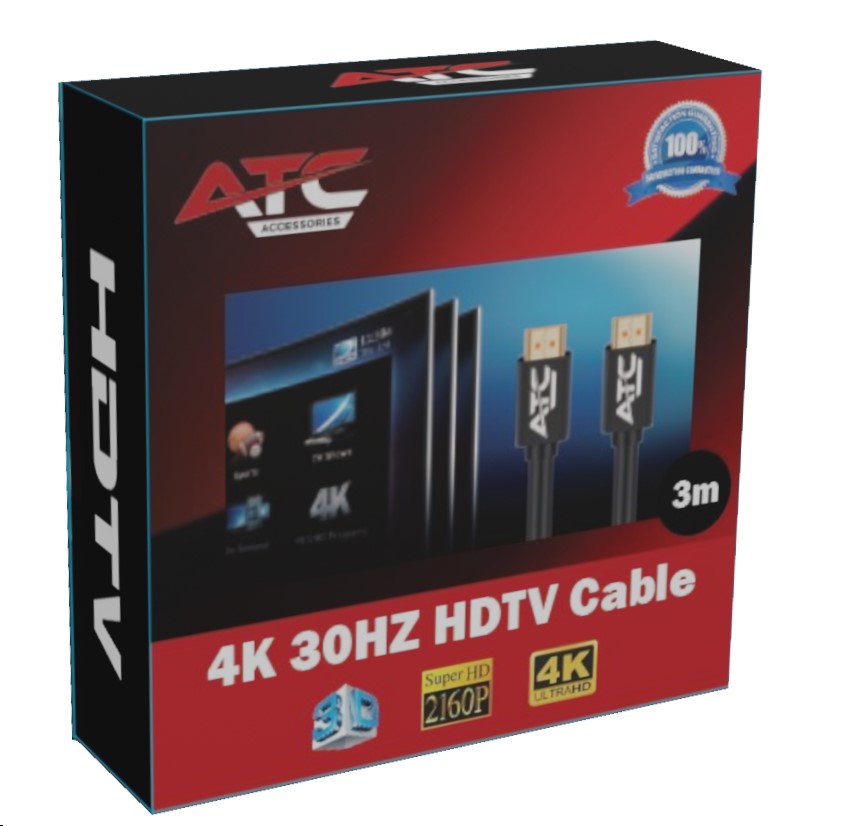 Καλώδιο HDMI 2.0V Premium 4K 30HZ 3m - Image 3