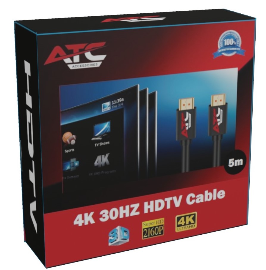 Καλώδιο HDMI 2.0V Premium 4K 30HZ 5m - Image 4