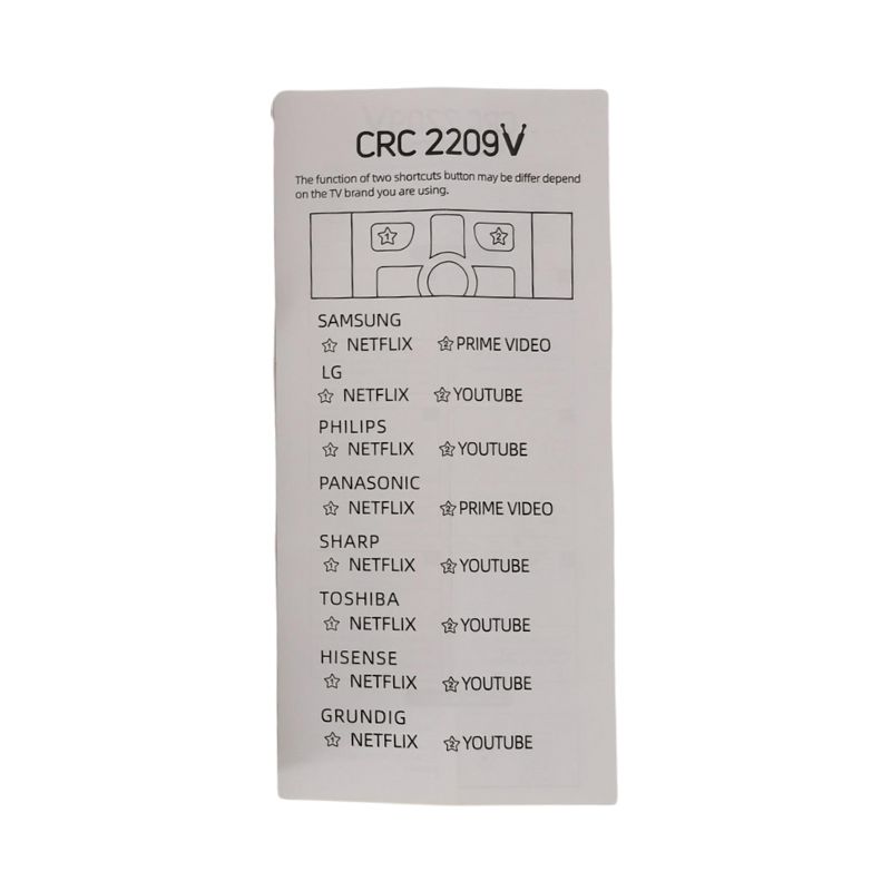 ATC Τηλεχειριστήριο Universal για LCD TVs CRC-2209V 9in1 - Image 5