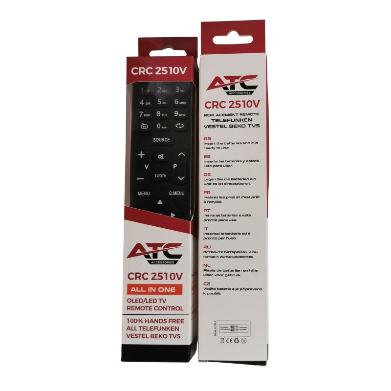 ATC Τηλεχειριστήριο για Telefunken Vestel & Beko OLED/LED TVs CRC-2510V - Image 5