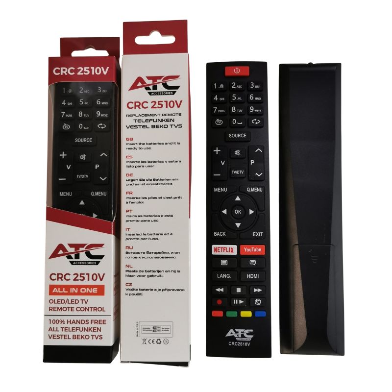 ATC Τηλεχειριστήριο για Telefunken Vestel & Beko OLED/LED TVs CRC-2510V - Image 6
