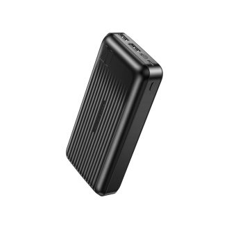XO PB302 Power Bank με Φωτεινή Ένδειξη 20000mAh Μαύρο
