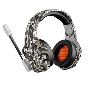 Meetion Ακουστικά Κεφαλής Gaming BTH014  Ενσύρματα & Bluetooth 2.4G Καφέ Παραλλαγή