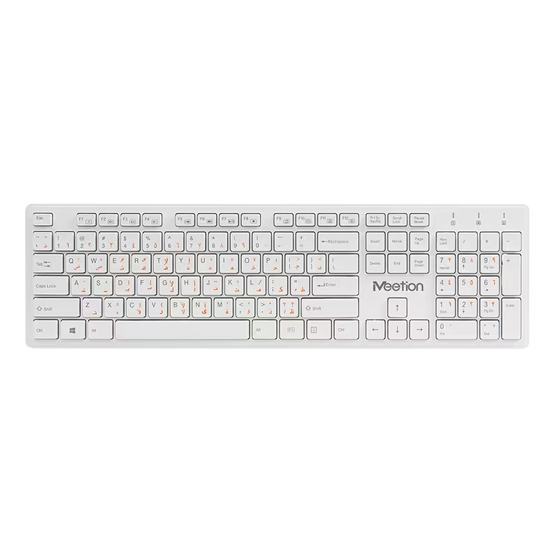 Meetion MT-WK841 2.4G Ασύρματο Λευκό Πληκτρολόγιο - Image 3