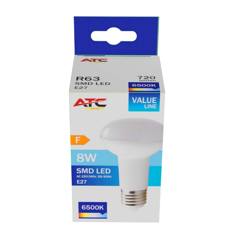 ATC SMD Λαμπτήρας LED Spot R63 230V 8W/720LM E27 6500K - Image 3