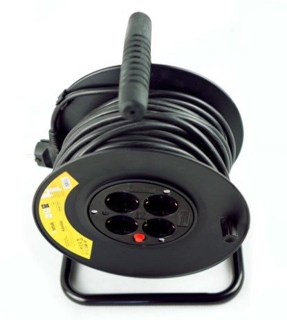 Technik Professional Στροφείο 4 Θέσεων 25m 1,5mm Μαύρο - Image 3