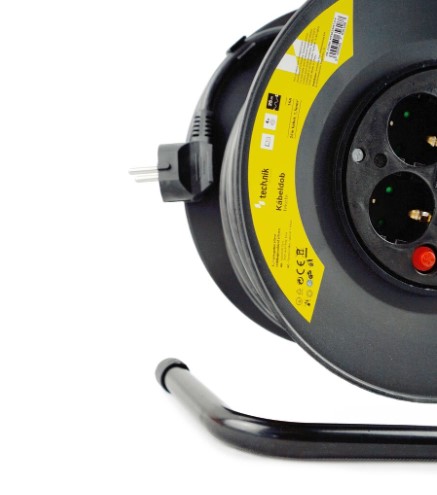 Technik Professional Στροφείο 4 Θέσεων 25m 1,5mm Μαύρο - Image 2