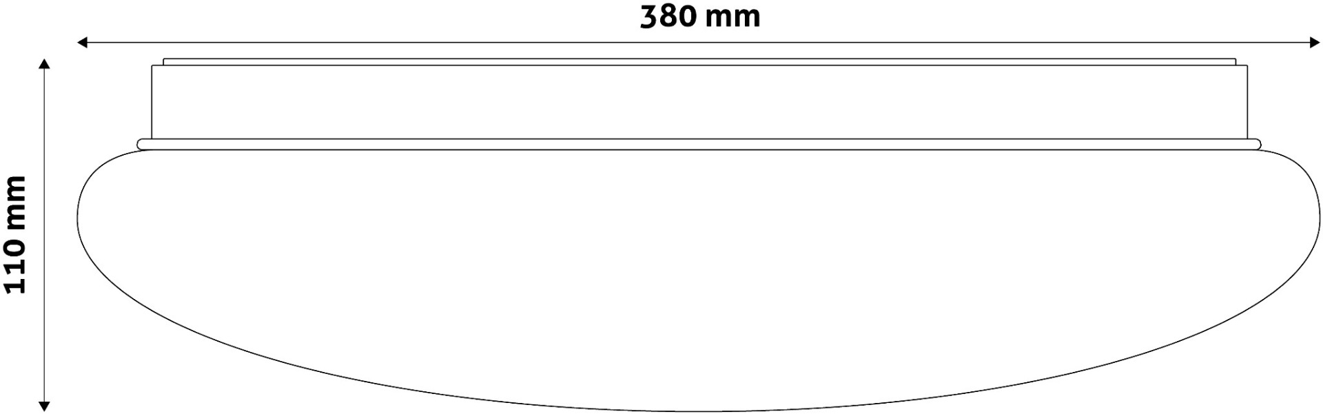 Avide LED Μοντέρνα Πλαφονιέρα Οροφής Stella (Starry) 24W 380x110.0mm Θερμό 3000K - Image 3