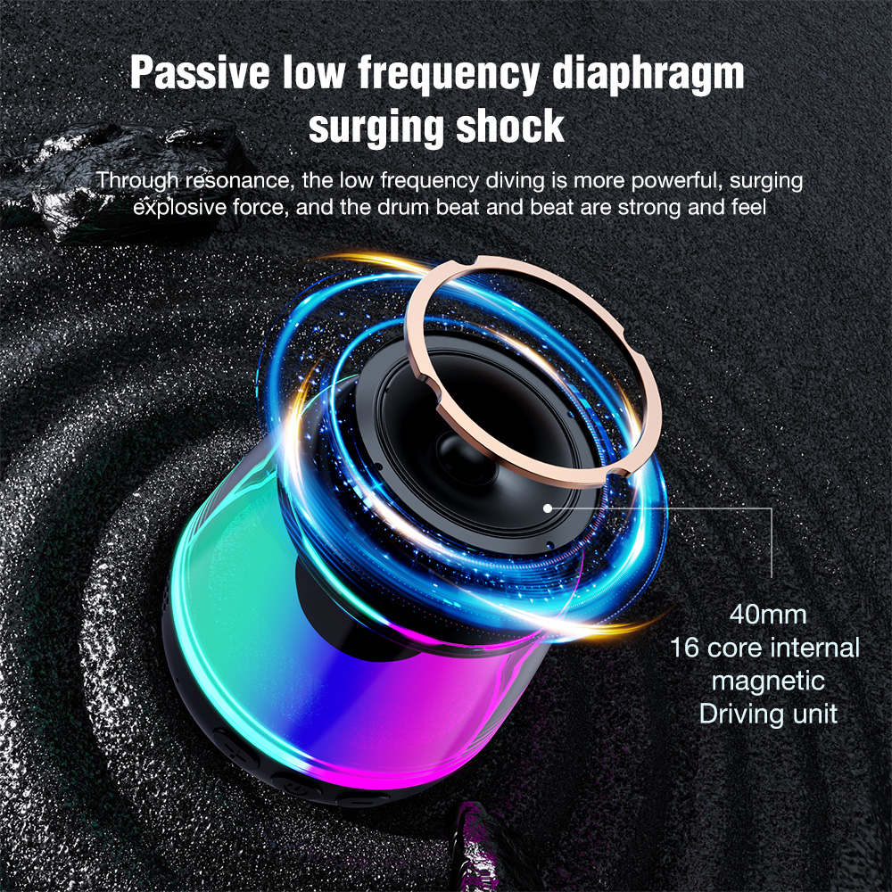 ATC-15 Mini Μαγνητικό Ηχείο Bluetooth RGB - Image 4