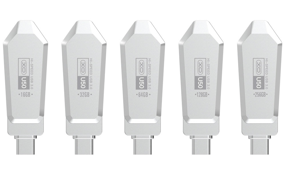 XO U50 Στικάκι & Αντάπτορας Type-C σε USB OTG USB 3.0 Έκδοση 128GB - Image 4