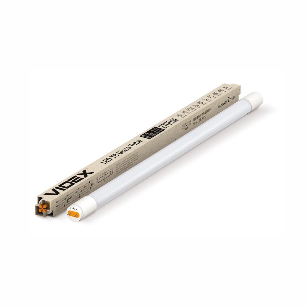 VIDEX Λάμπα Φθορίου LED T8 24W Φυσικό Λευκό