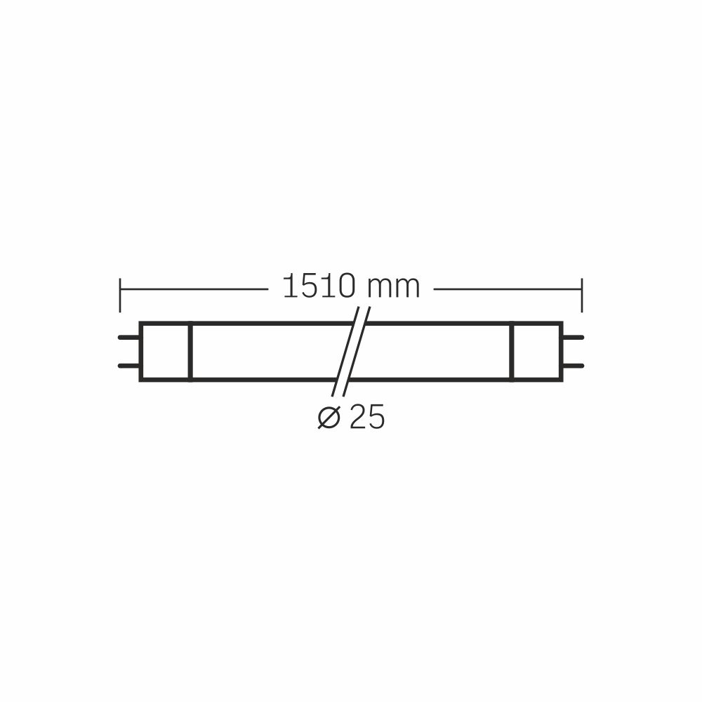 VIDEX Λάμπα Φθορίου LED T8 24W Φυσικό Λευκό - Image 3