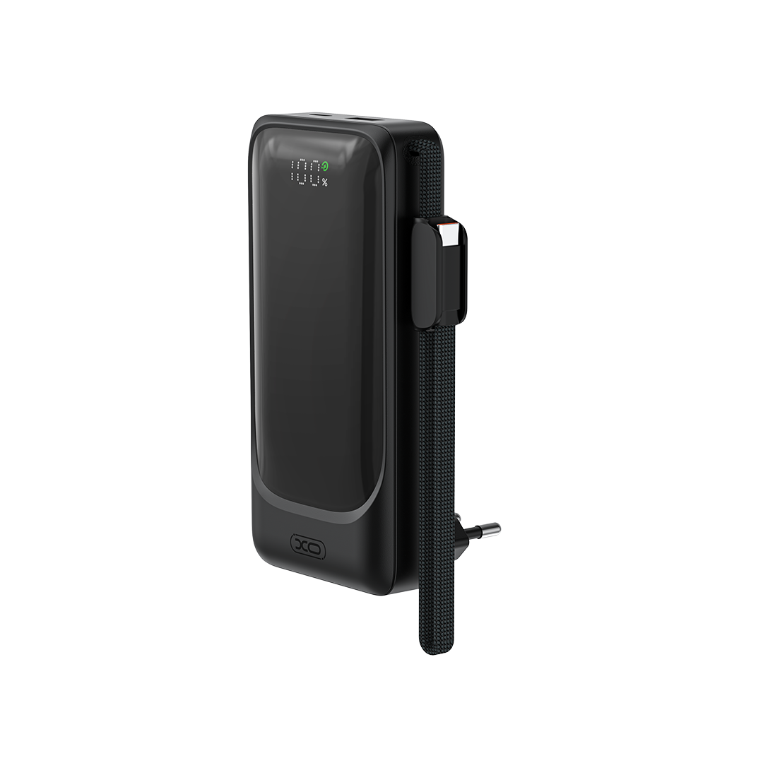 XO PR282 Powerbank Ταχείας Φόρτισης 22.5W με Πρίζα & Λουράκι Type-C 10.000mAh - Image 5