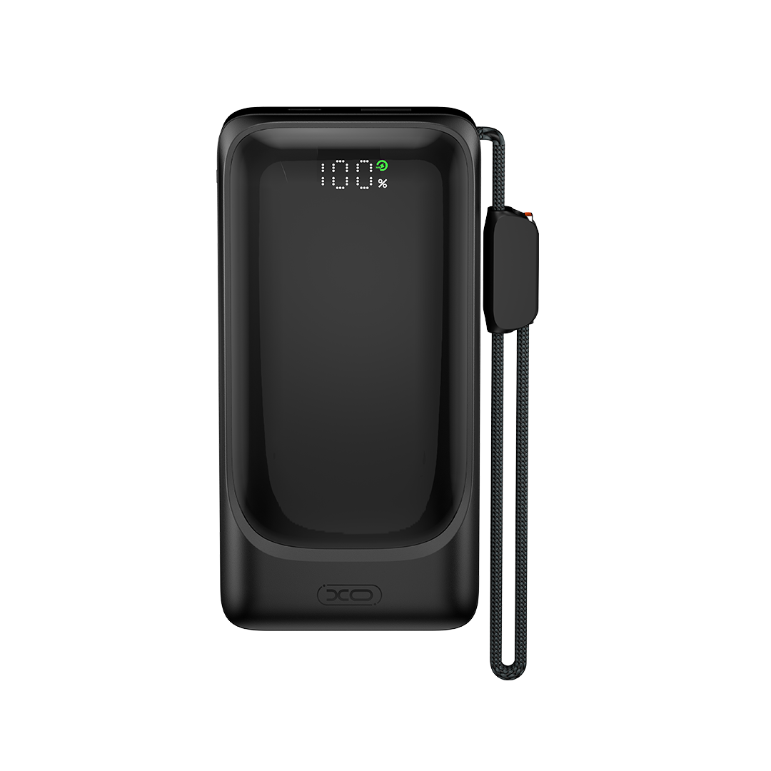 XO PR282 Powerbank Ταχείας Φόρτισης 22.5W με Πρίζα & Λουράκι Type-C 10.000mAh - Image 2