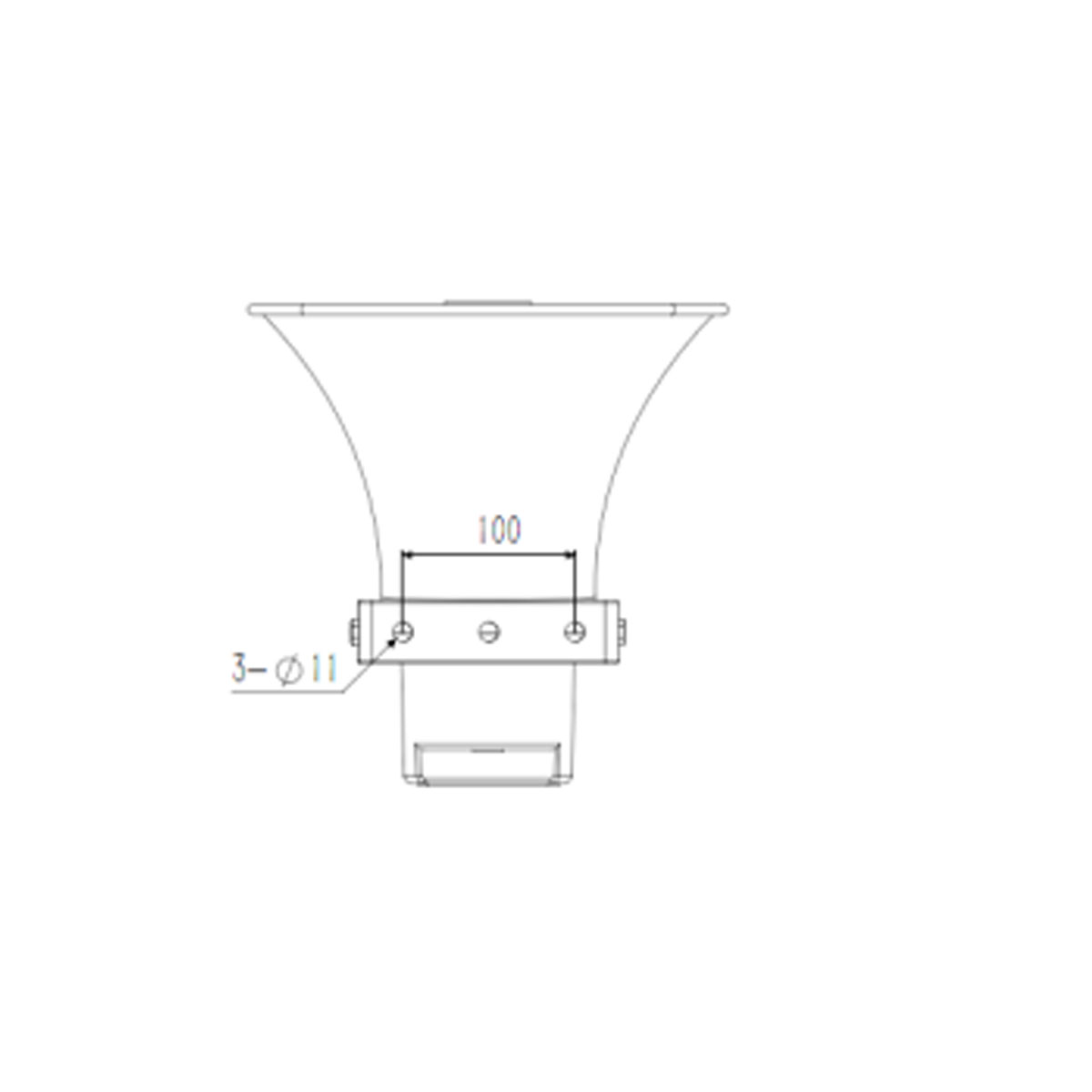 SPH-1130T Αδιάβροχη Κόρνα 100V - Image 2