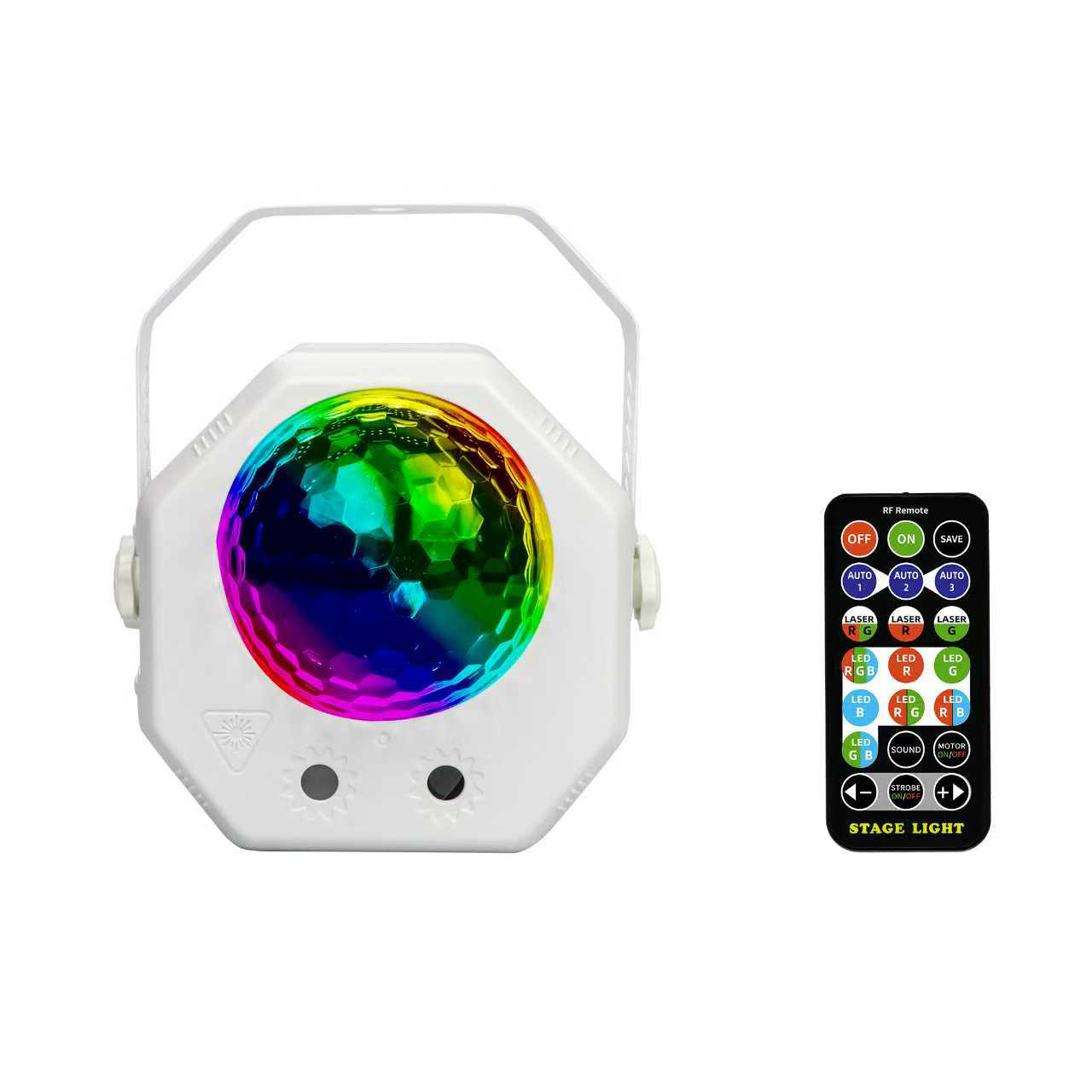Φωτορυθμικό VL-LSL-2in1 Led RGB & LASER - Image 2