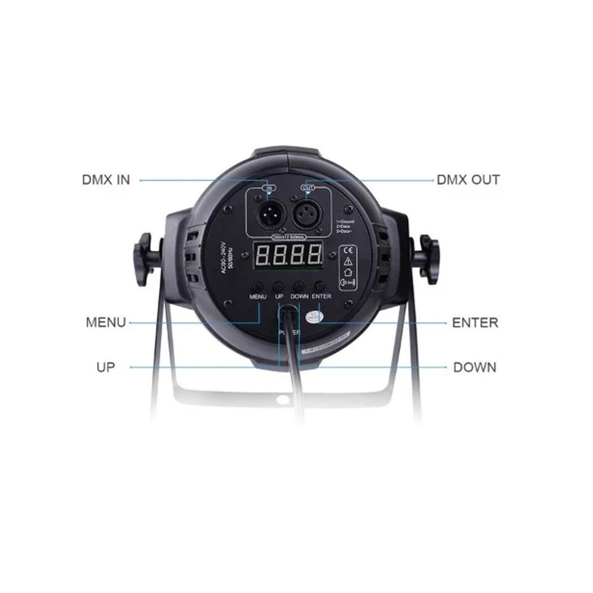 Φωτορυθμικό PAR RGB 150W XPD-54-C - Image 2