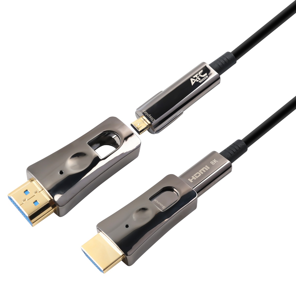 ATC AOC HDMI 2.1V 8K Αποσπώμενο Οπτικό Καλώδιο 15m - Image 4