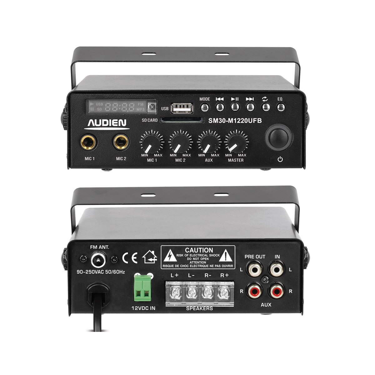 Audien Ενισχυτής Hi-Fi 2x35Wrms 12V/220V SM30-M1220UFB