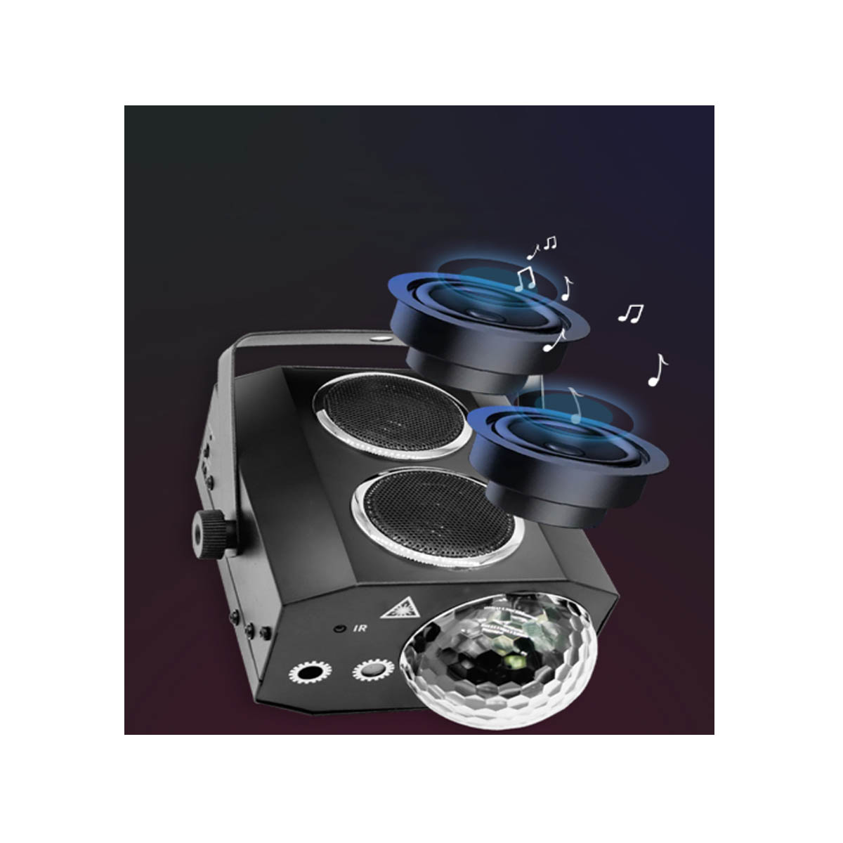Φωτορυθμικό TC-7007PRO LASER / RGB με Ηχείο - Image 4