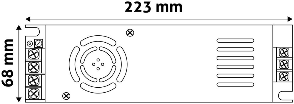 Avide Τροφοδοτικό Ταινιών LED 12V 360W IP20 Slim - Image 2
