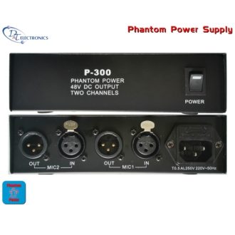 L-Frank Τροφοδοτικό Phantom P-300 για 2 Πυκνωτικά Μικρόφωνα